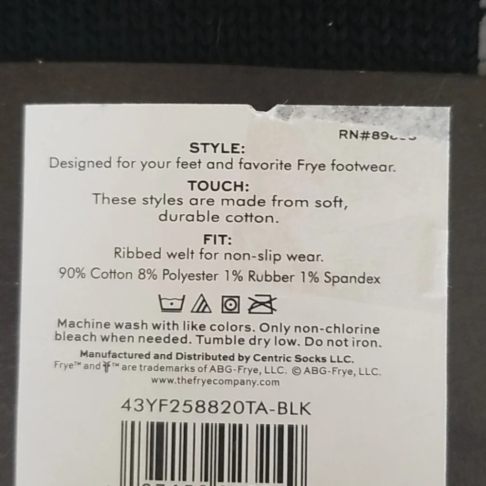 Frye Shortie Boot Sock
